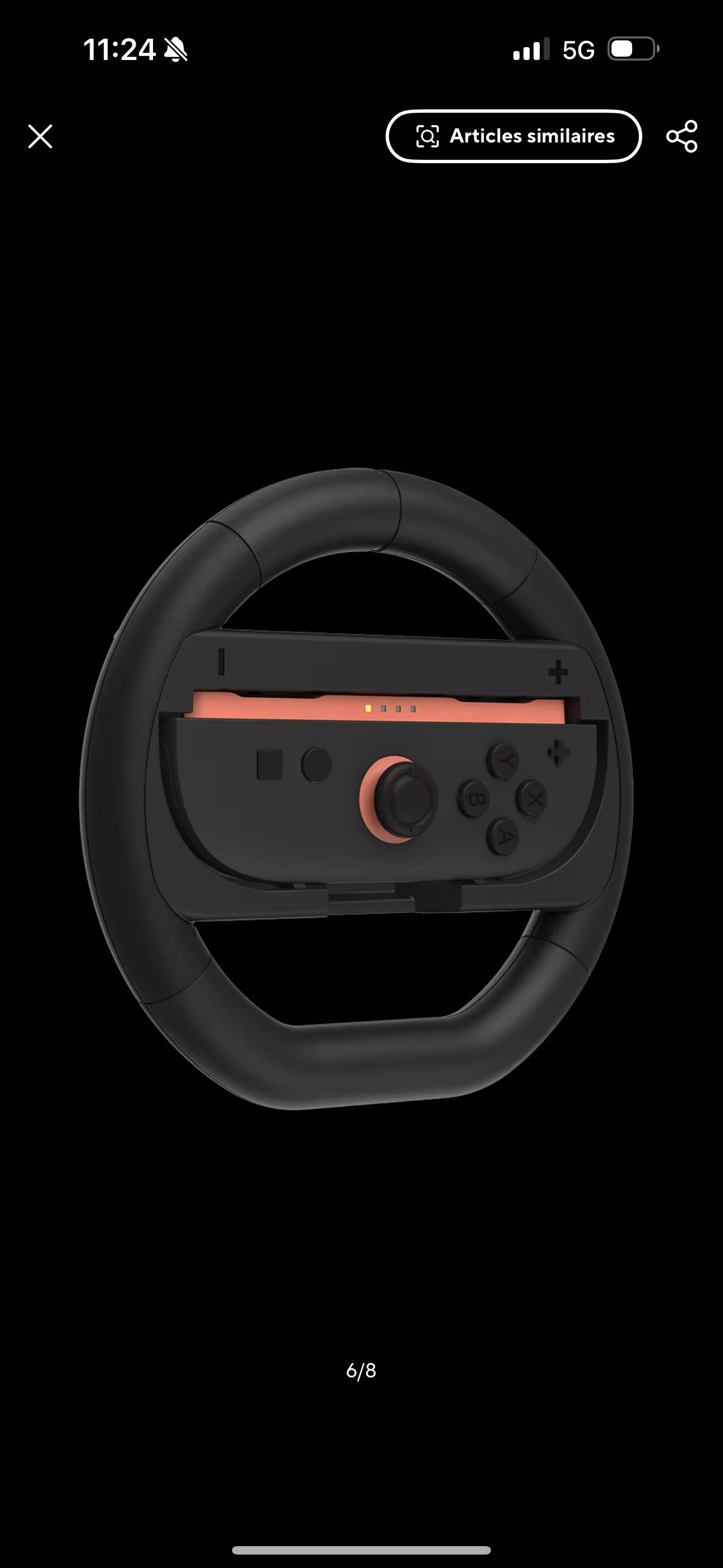 Volant Joy-Con Nintendo Switch 2 – Pack 2 Volants Mario Kart