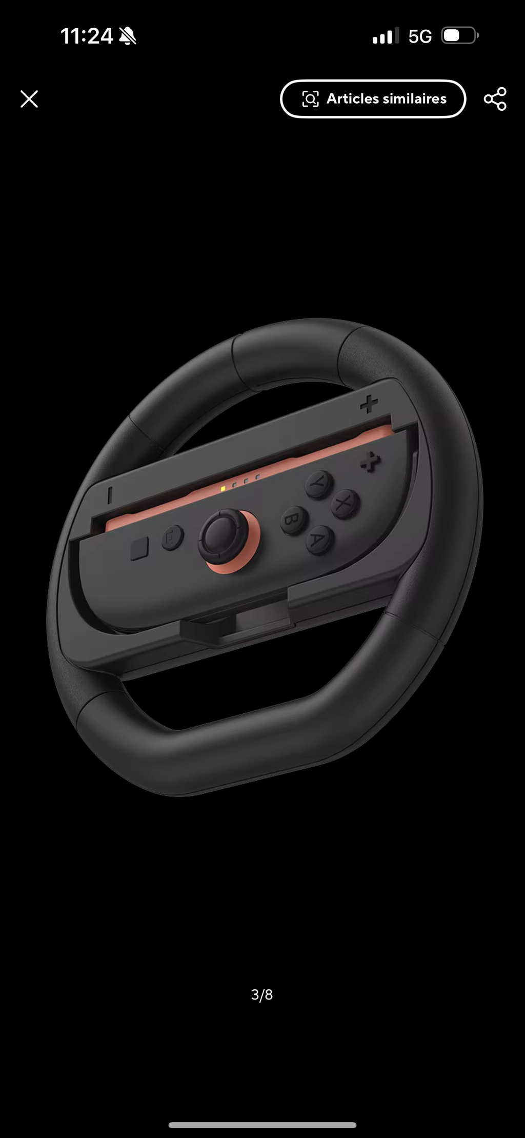 Volant Joy-Con Nintendo Switch 2 – Pack 2 Volants Mario Kart